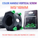 6pcs Mountain Bike Stem Bolts Titanium M5x18mm Allen Head Stem Screws w/ Wa