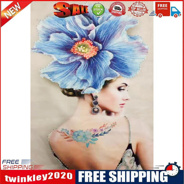 Special Shaped Art Flower Lady 5D DIY Diamond Painting Handwork Home Decor
