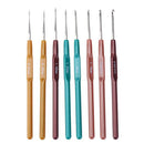 Aluminum Colorful Craft Knitting Needles Sweater Sewing Crochet Hooks Plastic