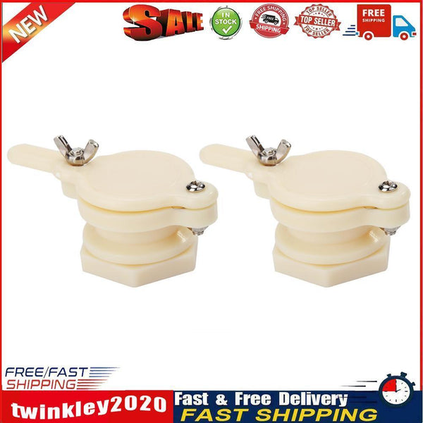 Nylon Bee Extractor Honey Tap Plastic Gate Beekeeping Equip (White 2pcs) Newly