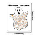 Halloween Countdown Calendar Poster Festive Atmosphere Pendant Wall Decor`