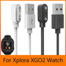 Magnetic Fast Charging Cable Kids Smart Watch Cord for Xplora XGO2 (White)