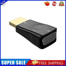 HD 1080P HDMI-Compatible to VGA Adapter VGA Output Laptop Converter (Black)