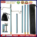 Outdoor Camping Portable Folding Lamp Bracket Pole Tent Hanging Lantern Hol