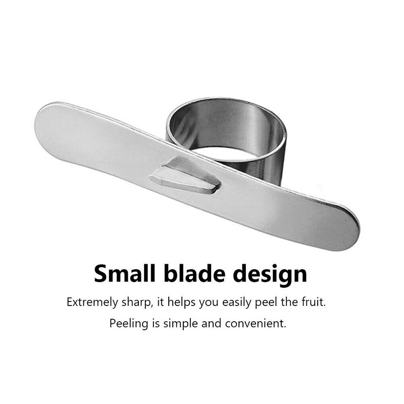2pcs Portable Orange Peeler Easy Open Stainless Steel Lemon Skin Remover