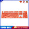 104pcs Universal Mechanical Keyboard Keycap PC Bakclit Key Cap Set (Orange)