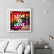 5D DIY Diamond Painting Full Round Drill rainbow flag Picture of Rhinestone