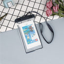 Luminous Waterproof Touch Screen Phone Bags for Diving Drifting (Black)