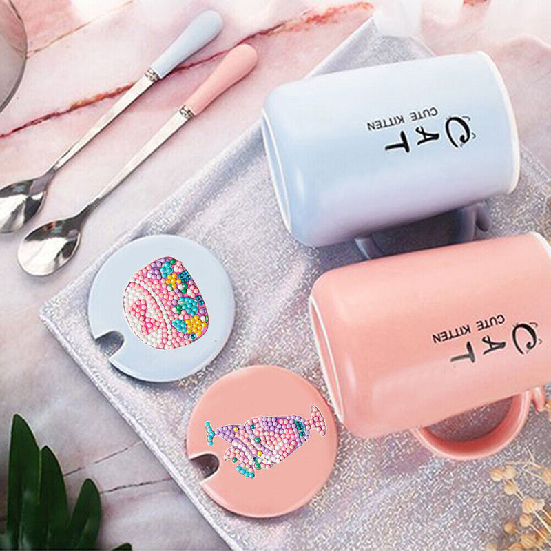 #A 5D DIY Diamond Drawing Kit Stickers Series Full Round Drill House Wall Art Cr