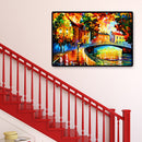 DIY Rainy Night Paper Puzzles 1000pcs for Adults Kids Jigsaw Picture Toys