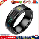 Casual Temperature Ring Smart Mood Couple Finger Knuckle Ring (Black US 9) Newly