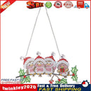 DIY Applique Diamond Four Snowman Wall Hanger Acrylic Craft Kit Pendant Newly