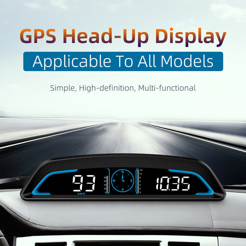 Car HUD Display On-Board Computer Fuel Mileage Alarms Electronic Accessories