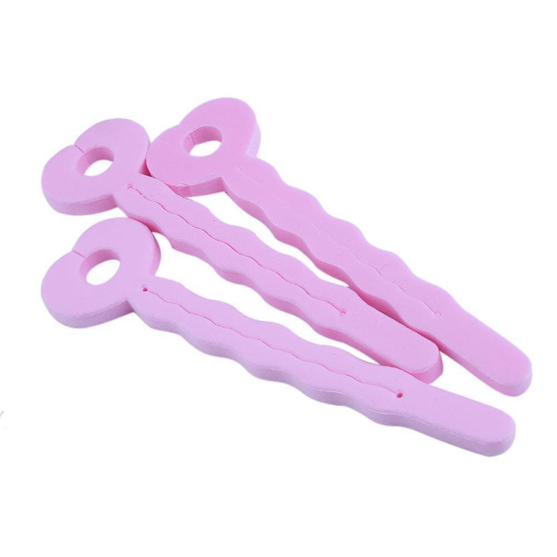 6pcs Sponge Curler Hair Rollers Sleeping Beauty Curls Sponge Curl Sticks