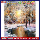 Full Drill Embroidery Diamond Painting DIY Winter Sun Mosaic Cross Stitch C