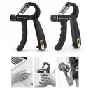 Strength Finger Power Exerciser Count Adjustable Hand Grip Hand Gripper