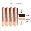 Eye Double Ended Waterproof Cosmetic Concealer pen Makeup up Eyeliner Eyebrow