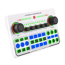 Noise Reduction RGB LED Wireless External DJ Mixer Live Broadcasting Sound Card