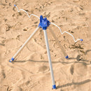 Telescopic Sea Fishing Rod Holder Tripod Lightweight Folding Fishing Pole Rack