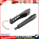 Fishing Tongs Gripper Portable Fishing Clip Grabber with Lanyard (Black) Newly