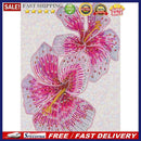5D Special Shaped Crystal Pink flower DIY Full Drill Diamond Painting