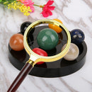 2pcs 80mm Handheld 10X Magnifier Magnifying Glass Loupe for Reading Jewelry