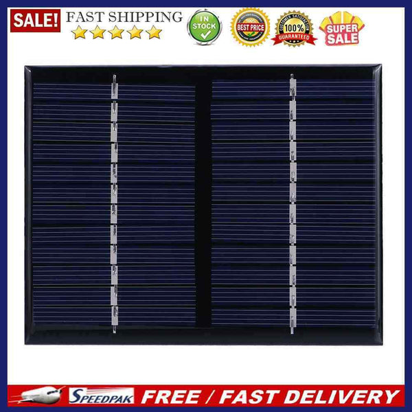 12V 1.5W Solar Panel Epoxy Polycrystalline Silicon DIY Battery Power Module