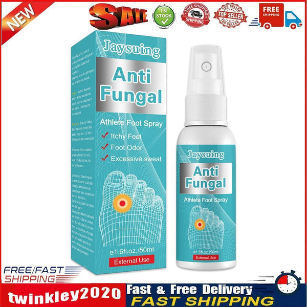 Anti Fungal Athlete Feet Spray Sterilize Toe Paronychia Foot Repair 50ml Newly