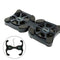 Foldable Mini Notebook Cooler Laptop USB Double Cooling 7T6T V0L1 Fan Stand Z0U6