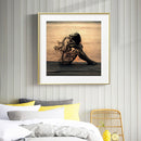 Dissipate Girl 40X40cm Frameless Oil Paint By Numbers Picture DIY Painting