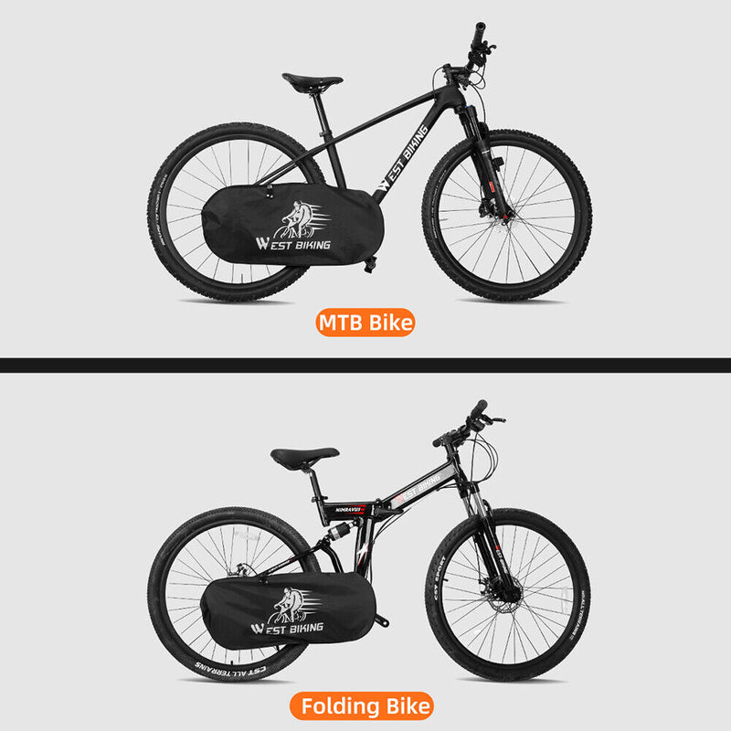 Bike Crankset Cover Dustproof Bike Chain Cover Waterproof Outdoor Bicycle Cover