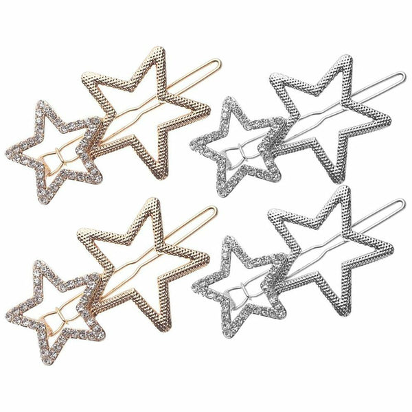 Women Ladies jewelry Hair Decorations Headwear Star Hairpin Hair Clips