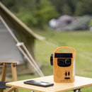 Solar Hand Crank Radio Receiver Portable AM/FM Weather Radio with Flashlight