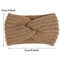 Wrap Knitted Headband Hair Accessories Ear Warmer Headband Cross Knot Hairband