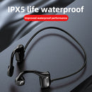 Bone Conduction Headphones - Open-Ear Bluetooth-compatible Headset (Black) Newly