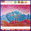 Special Shaped Cherry tree 5D Diamond Painting DIY Rhinestone Kit