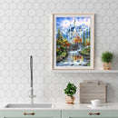 5D DIY Full Drill Diamond Painting Fantasy Castle Cross Stitch Mosaic Decoration
