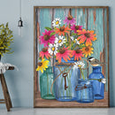 Full Embroidery Flower Pattern DIY 11CT Stamped Canvas Needlework Set Home Decor