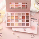 24 Farbe Lidschatten Glitter Perlglanz Wasserdicht Anfänger T8E2 J7 8U9I T3L8