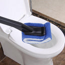 Plastic Long Handle Bathroom Toilet Scrub Lavatory Cleaning Brush(Black) Newly