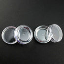 50Pcs Transparent Empty Plastic Cosmetic Sample Small Container Pots N3E2