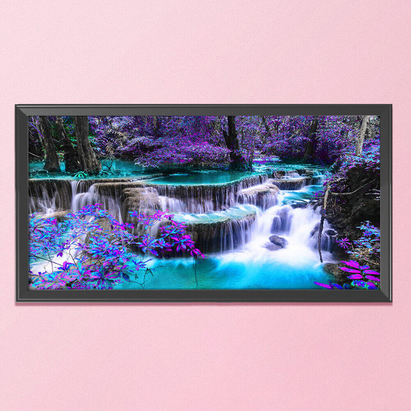 Stamped Cross Stitch Kits DIY Landscape 11CT Printed Canvas Handmade Embroi