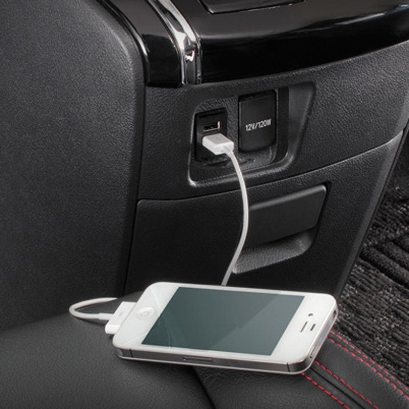 Car Car Dual USB 5V 2.1A 1A Recessed Outlet Female Cable 12V Charger