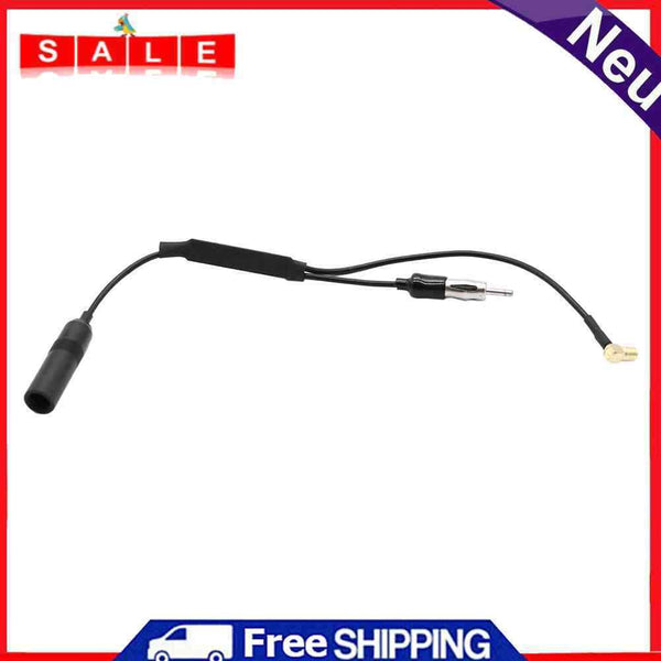 DAB + Antenna Splitter Adapter with Amplifier for Sony JVC Kenwood Car Radio