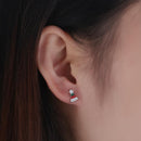 Women 8Pcs/Set Gift Santa Deer Christmas Tree Snowflake Xams Stud Earrings