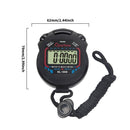Digital Sports Running Counter Stopwatch Timer Waterproof Alarm Stop Watch