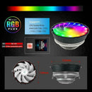 RGB LED CPU Cooler Fan Heatsink For Intel LGA1155 AM2+ Socket E9W8 F2M6