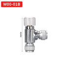 CO2 Trimming Valve Aquarium Dioxide Bubble Valve Regulator Refiner (Double)