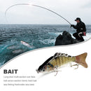 Multi Joined Fishing Lure Swimbait Wobbler Bass Sinking 7 Segment Hard Baits