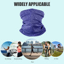2pcs/set Solid Color Sports Neck Tube Face Cover Outdoor Cycling Anti-dust Sc